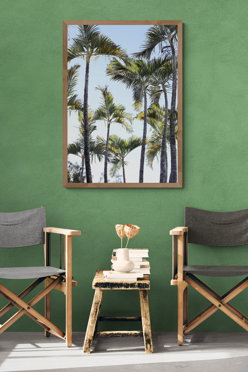 Sky of palm trees