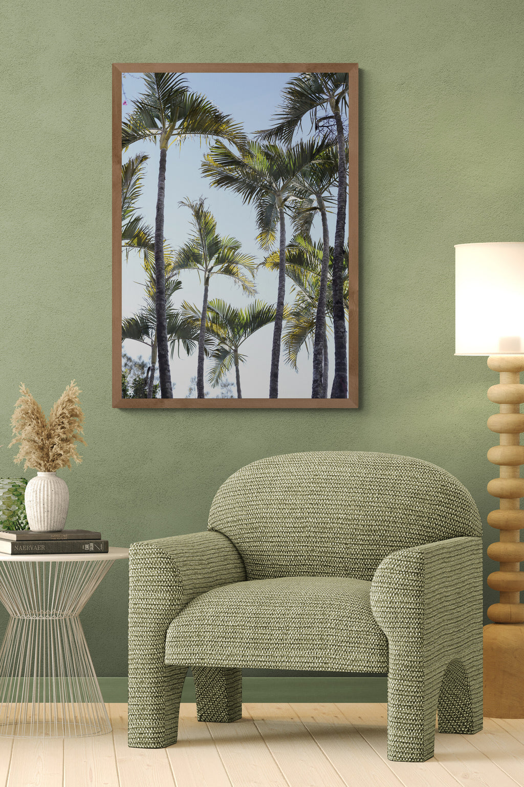 Sky of palm trees