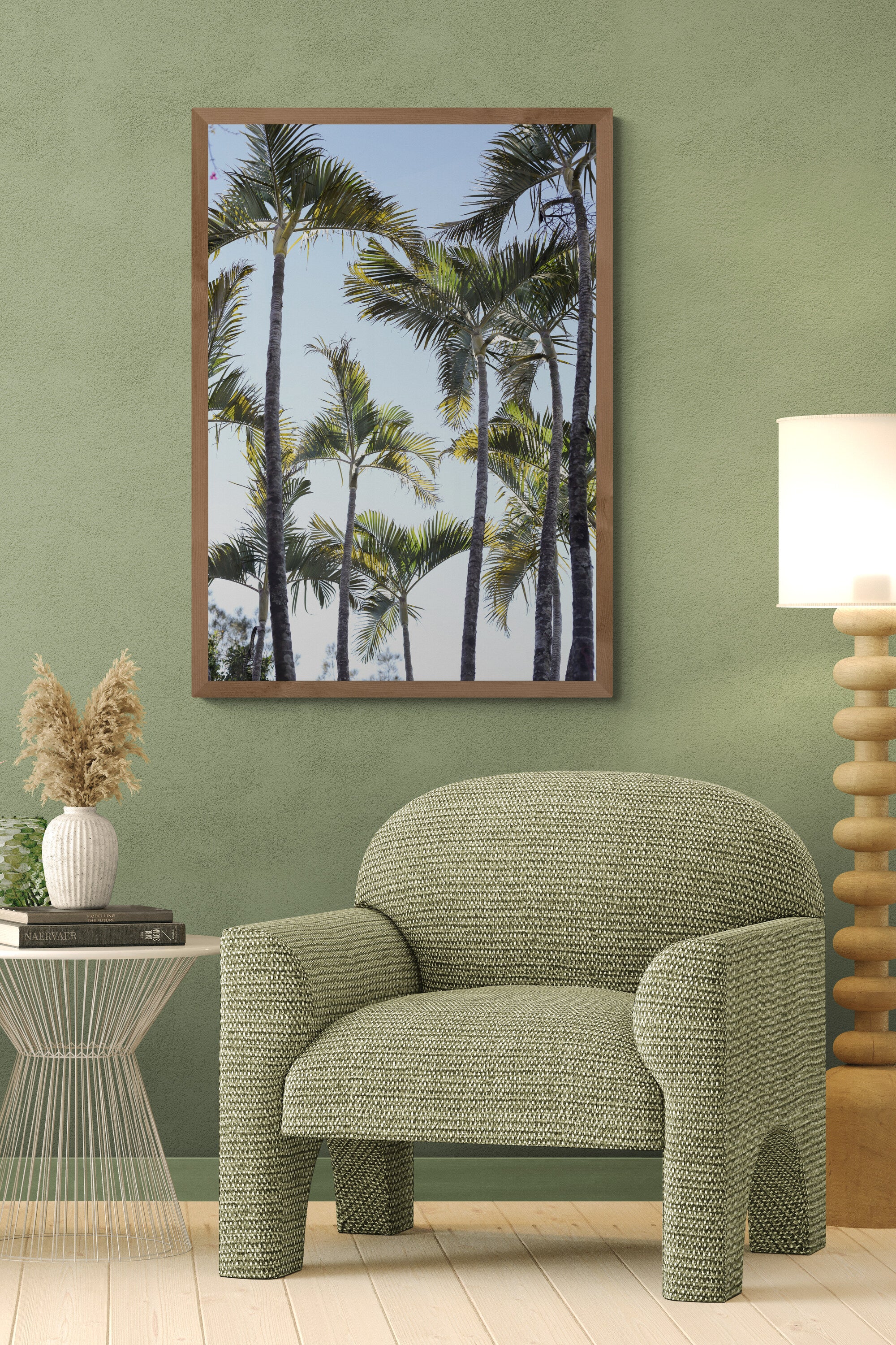 Sky of palm trees